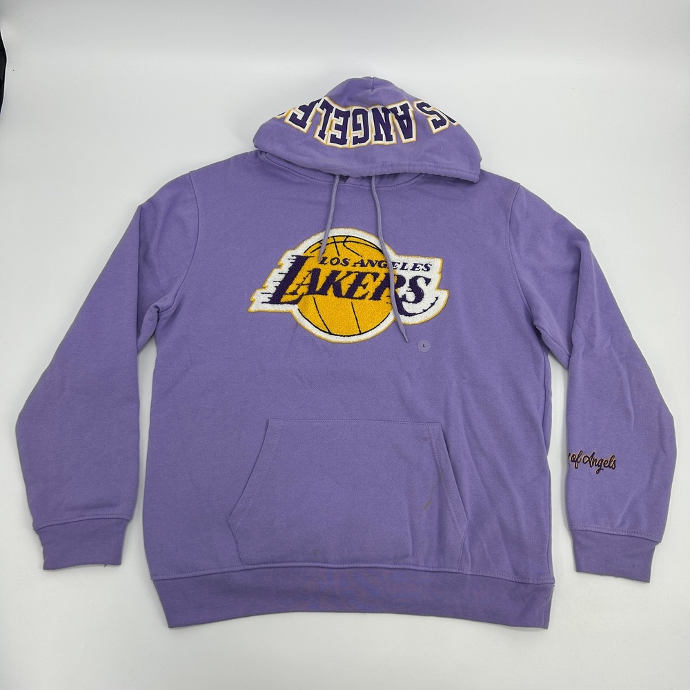 Los‎ Angeles Lakers Ultra Game NBA Hoodie Men's Large Purple Sweatshirt